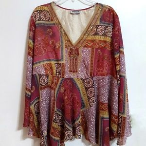 Festive blouse sequined sz 20